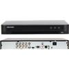 HIKVISION iDS-7208HUHI-M2/X4A+8IN/4ALM - DVR 8Ch Penta Hybrid 4K AcuSense/AcuSearch + fino a 16 IP da 8 MP + Allarmi + 1xHDD 1TB