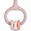 Suavinex, Massaggiagengive per bambini, Massaggiagengive in silicone, Anello di dentizione, Allevia e calma le gengive, Con rilievi, Ergonomico, Leggero, Lavabile in lavastoviglie, +0 mesi, Rosa