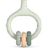 Suavinex, Massaggiagengive per bambini, Massaggiagengive in silicone, Anello di dentizione, Allevia e calma le gengive, Con rilievi, Ergonomico, Leggero, Lavabile in lavastoviglie, +0 mesi, Verde