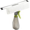 4home 801981 pulitore per finestra con spruzzino integrata, colore: grigio/verde