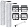 Heykewi Rullo Spazzola di Ricambio e Filtro HEPA per Tineco Floor One Stretch S6 / Switch S6 / S7 Stretch Ultra / S9 Artist / i6 Stretch / i5 stretch/switch S6 Stretch/SWITCH S7 stretch /S7Artist