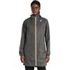 K-WAY Giacca da donna Le VRAI 3.0 Eiffel, verde nerastro, XS, Verde Nerastro, X-Small