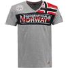 Geographical Norway T-Shirt Uomo JIDNEY Grigio L