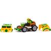 TEENAGE MUTANT NINJA Turtles Toy, Raphael Shell Smashers, Light-Up Rev-Up Crash Vehicle con Action Smash & Reveal, Edizione Classica, per Bambini dai 5 anni e +