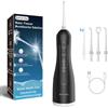 Betterchoi Idropulsore Dentale Portatile Idrogetto per Pulizia Denti Professionale, Irrigatore orale, Irrigatore Dentale, Water Flosser Dentale, Ricarica USB di Tipo C per Casa e Viaggi, Nero