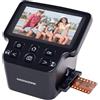Magnasonic All-In-One 24MP Film Scanner with Large 5 Display & HDMI, Converts 35mm/126/110/Super 8 Film & 135/126/110 Slides into Digital Photos, Built-in Memory (FS71)