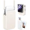 TELESIN Liene x Stampante Fotografica Kit, 2x3" Mini Stampante Fotografica Portatile con Zink Carta Fotografica Adesive, Bluetooth 5.0, Stampante Istantanea per iPhone/Android, Con Borsa e Tracolla