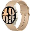 Mastten Compatibile con Samsung Galaxy Watch 7 6 5 4 Cinturino 40mm 44mm Donne Uomini, Cinturino Sportivo in Silicone per Galaxy Watch FE, Galaxy Watch 5 pro, Galaxy Watch 6/4 Classic, Tè al Latte