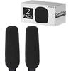 Geekria for Creators - Cuffia antivento in schiuma per microfoni da 3/4 (2 cm) di diametro, filtro in spugna compatibile con Audio-Technica AT875R (4¾ pollici/confezione da 2)