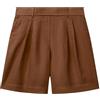 United Colors of Benetton Bermuda 4AGHD901V Pantaloni, Marrone, M Donna