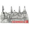 Designo Calamita 3D per frigorifero, motivo: Istanbul Turchia, Santa Sofia, souvenir per le vacanze in città, ricordo di viaggio, regalo per frigorifero