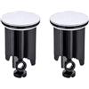 JZK 2 pezzi 40mm tappo di scarico per lavandino del bagno, tappo di scarico regolabile in altezza, raccordo per tappo di scarico del bagno, per lavandino rubinetto della cucina lavabo lavabo lavabo
