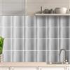 AREDE 32 Pz Adesivi per Piastrelle Bagno e Cucina 15 x 15 cm Autoadesivo Decorazione Adesivo murale in PVC Impermeabile Adesivi Parete mattonelle mosaico stile / T1081