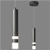 ZPBSJ Moderna Lampada Sospensione Regolabile Altezza LED Nero Mini Lampada Sospensione Kücheninsel Schlafzimmer Tavolo Notturno Piccole Lampade Sospensione(1-Confezione)