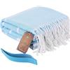 Hoqque Telo Mare Asciugamani Teli da Spiaggia Asciugamano Cotone Grande Antisabbia 180x90 xxl Accessori Uomo Donna Beach Towel Leggero Grandi per Piscina Bagno Regalo Travel