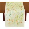 Prasacco Runner da tavolo alla moda, motivo floreale, primaverile, 183 x 33 cm, con fiori estivi stagionali, stampa di alta qualità, motivo con fiori, primavera, moderno, cucina, decorazione per le