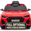 Auto Macchina Elettrica per Bambini 12V Audi RS 6 Sedile Pelle con Telecomando R