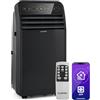 Klarstein Condizionatore Portatile 4 in 1, Condizionatore Deumidificatore Portatile Classe A, Aria Condizionata 12000 BTU/3,5 kW, Climatizzatore Portatile Smart con Night Mode, Timer e Telecomando