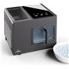 KLARSTEIN Macchina Ghiaccio 2L, Macchina del Ghiaccio Professionale, Fabbricatore Ghiaccio Secco Alimentare 15kg, Cubetti Pepite di Ghiaccio, Macchina Ghiaccio Casa Autopulente per Cocktail Touch