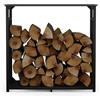 blumfeldt Porta Legna da Esterno Valdivian - 2,3m³ Portalegna con Tetto in Acciaio & Copertura Antipioggia, Robusta Struttura in Acciaio, Design Estetico, Include Borsa per Il Trasporto