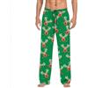 Generic Pantaloni da Pigiama da Uomo Pantaloni da Pigiama Pantaloni Notte con Tasche Pigiama Pantaloni Pigiama Uomo a Quadri Pantaloni Termici in Flanella Natalizia Solid Color Indumenti Notte Outdoor