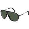 Carrera 1034/S Occhiali da Sole, Nero Opaco, 63 Unisex-Adulto
