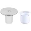 Yuecoom Copri Scarico Doccia, Coperchio Sifone Doccia in Plastica, Sostituzione Coperchio Foro Tappo Piatto Doccia Compatibile con Foro da 90 Mm Per Bagno, Vasca da Bagno, Cucina