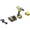 DeWalt DCD996P2-QW Trapano Avvitatore a Percussione, 3 Velocità, 5.0 Ah, Motore Brushless, con Doppia Batteria in Valigetta TSTAK, 18 V, giallo;nero;argento, 1/2_pollice