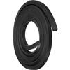 sourcing map Rotoli di gomma in neoprene, 8 mm (larghezza) x 8 mm (profondità) x 1,5 m (lunghezza), striscia di tenuta in gomma solida per guarnizioni fai da te, artigianato, cuscinetti, guarnizioni,