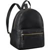 STILORD "Flynn" Zaino Vintage Porta PC Borsa a Tracolla per Uomo Donna Borsa Computer 13,3 Pollici Borsa Università Zaino Città Vero Cuoio Colore:nero