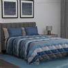 Dorian Home, Trapunta Invernale Matrimoniale in Cotone, Piumone Matrimoniale Double Face, Trapunta Matrimoniale Invernale 270x270 cm Made in Italy (Garda Blu, Singolo 170x270 cm)