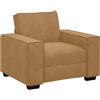 vidaXL Divano Sedia Marrone 60 cm Velluto, Poltrona Divano Singolo, Sedia Accento, Sedia Relax, Sedia a Sdraio, Sedia TV, Divano a Un Posto