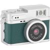 Bewinner Vintage Mini Digital Camera, Video FHD FHD 1080p in Stile retrò, Fotocamere Digitali a Tasca Luminosa a LED, Fotocamera Tascabile Compatta Portatile con Scheda da 128 GB (GREEN)