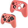 Generic Custodia in Silicone per Switch 2 Pro, Custodia Protettiva Antiscivolo Morbida per Controller di Gioco Portatile (Rosso)