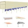 Aaaspark - Telo protettivo per tende da sole, kaki, per tende con braccio snodato manuale ed elettrico e tende per finestra, 1,5 m