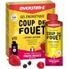 OVERSTIM.s - Gel Coup de Frusta (10 buste) - Gel energetico per lo sport (ciclismo, corsa, ecc..) - Energia istantanea - Sforzi intensi - 100 kcal/gel (rutti rossi)