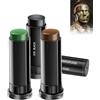 Sathychanpy 3 Pezzi Camouflage Face Paint Sticks Kit, Face Body Paint, Pittura per il Viso Mimetica,Camuffamento Facciale Body Paint Stick per Halloween Cosplay Football Make Up Cream Clown (NeroMarroneVerde)