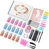 Lomansa Laminazione Ciglia Kit Completo, Kit Laminazione Ciglia, Lozione in Bustine, Adatto a Principianti e Centri Estetici (Balsamo)