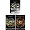 Foblit ltd The Empyrean Series Collection 3 Books Set By Rebecca Yarros (Fourth Wing, Iron Flame & Onyx Storm)