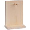 Il Calendario Positivo Supporto in legno di FAGGIO per Calendario Giornaliero da Tavolo con Fogli a Strappo | Compatibile con altri Ricambi di Calendari a Blocco Formato A6 | Dimensioni cm 12x17x5.5