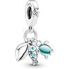 Rimgoris Argento 925 Charm per donna Bracciali Collana Oceano Tartaruga Conchiglia Pesce Marino Dangle Charm Regalo