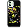 Coque en Folie Cover per iPhone 11 Pro Valentino Rossi Moto The Doctor 46 GP Racing Biker