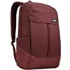 Thule Lithos 16 L Zaino in Poliestere, per Laptop Macbook da 15 o PC da 14 e un Tablet da 10.1, Rosso