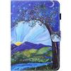 WINSKY 10 inch Tablet Custodia - Custodia universale in pelle Custodia Folio Cover Compatible with Fire HD 10, Compatible with Galaxy Tab E 9.6 / Tab A 10.1