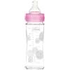 Chicco Benessere Biberon Flusso Lento in Vetro, Tettarella in Silicone, 240 ml, 280 g