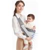 Mumgaroo Fascia Porta Bebe, Marsupio Neonato in Rete 3D, Fascia Neonato Multifunzionale e Portatile, Marsupio Neonato 0-36 mesi, Utte le Stagioni, Fino a 15kg (grigio)