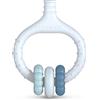 Suavinex, Massaggiagengive per bambini, Massaggiagengive in silicone, Anello di dentizione, Allevia e calma le gengive, Con rilievi, Ergonomico, Leggero, Lavabile in lavastoviglie, +0 mesi, Blu