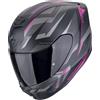 Generico Scorpion EXO-391 Aaxo Casco integrale Nero opaco-Rosa (L)