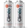 Climéo 3 in 1, 2 x 400 ml, ricambio ecologico del refrigerante con sigillante R134a/R12, servizio di condizionatore d'aria indipendente