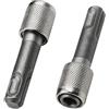 YueJieSelected 2 adattatori SDS Plus, adattatore SDS, supporto per trapano da 6,35 mm, adattatore per mandrino argentato, accessori per trapano a terra, attacco esagonale